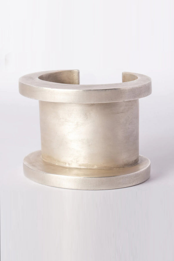 Parts of Four Crescent Crescent Bracelet Collection I Highly Handcrafted 802-3-AS 60mm Brass Silver Plated PPOF47